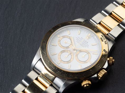 rolex daytona cinghia oro e argento